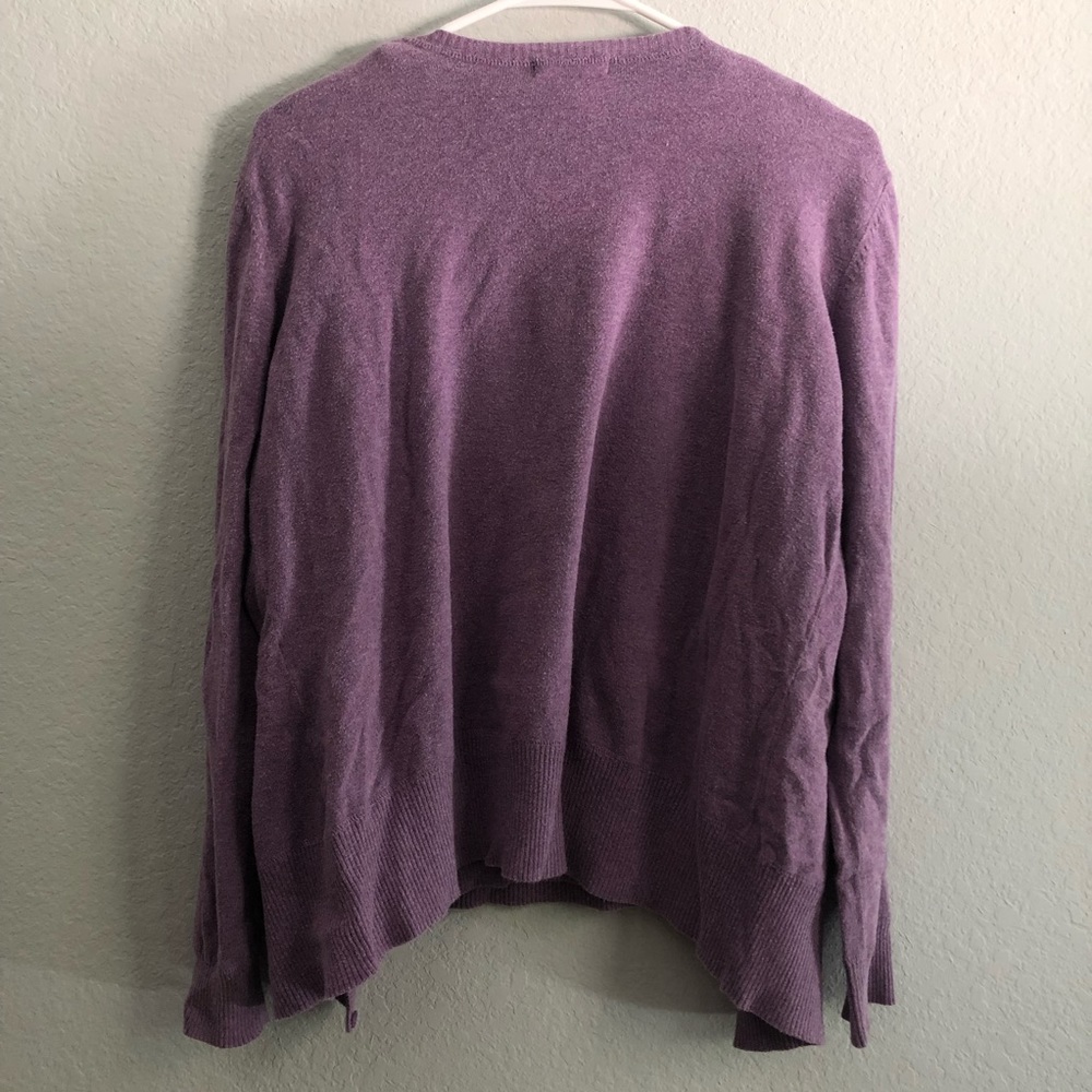 True two piece Lavender Cardigan Sweater - Picture 7 of 8